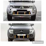 Защита бампера на mitsubishi l200 montero pajero sport