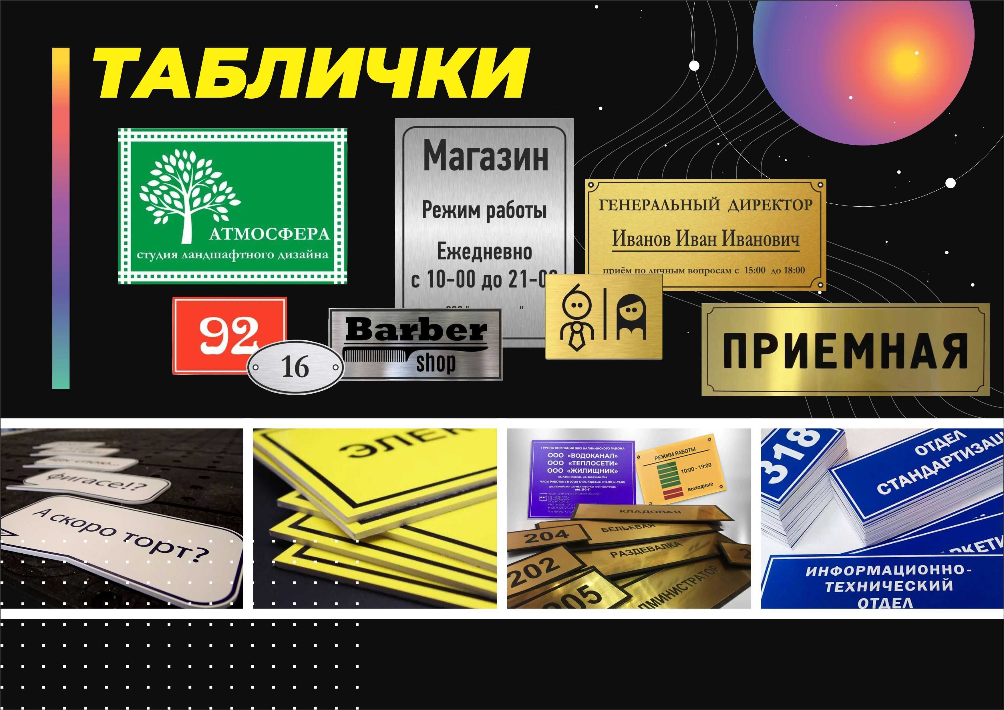 Наружная реклама баннера стикеры таблички холсты резка вывески