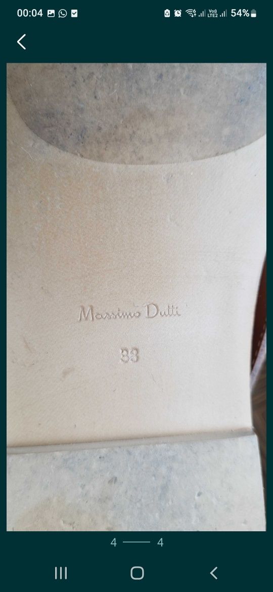 Сандали Massimo dutti, б/у.