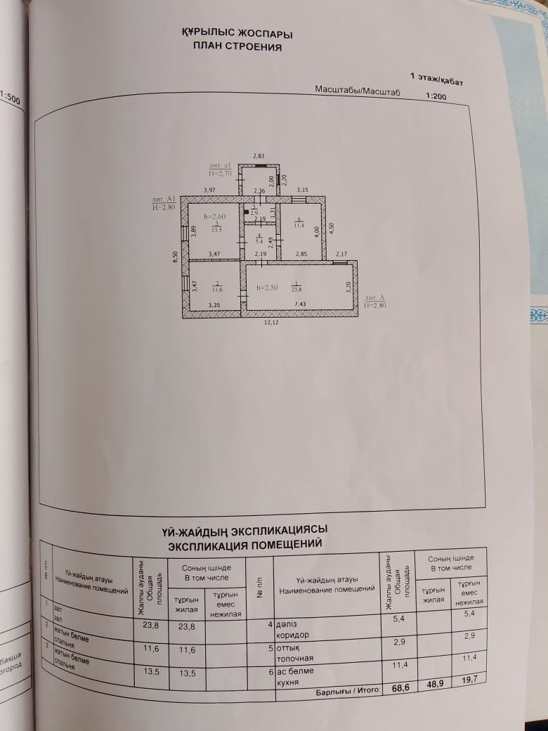 Продается дом с. Чапаево
