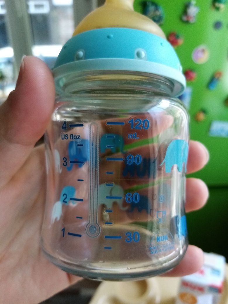 Стеклянная бутылочка NUK