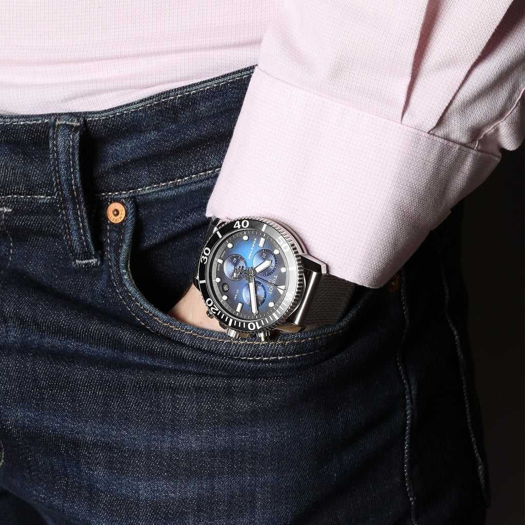 Часы Tissot Seastar 1000 Chronograph, НОВЫЕ в коробке.