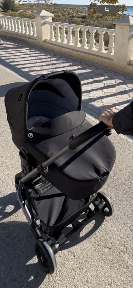 коляска Easywalker Charley 2 в 1 черном цвете