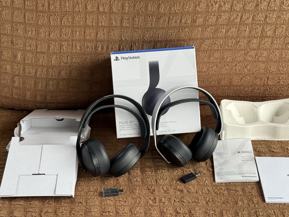Наушники для PlayStation 5,наушники Playstation Pulse 3D черный,белый