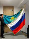 Флаги качественные РК и РФ
