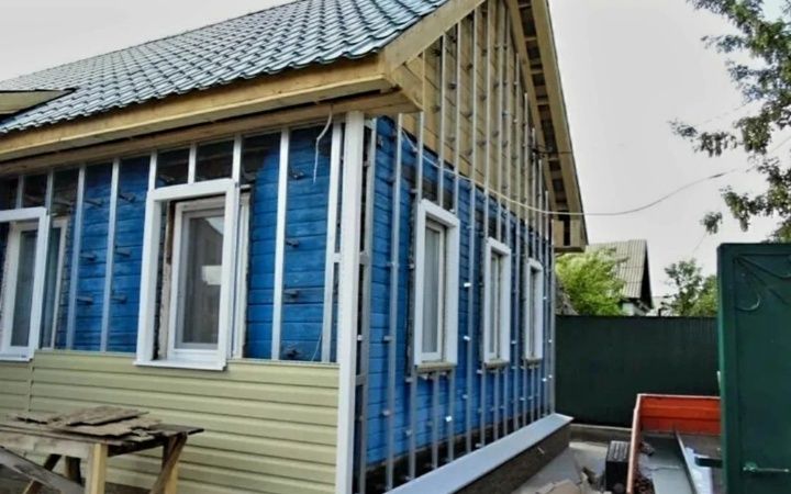 Обшивка фасада сайдингом