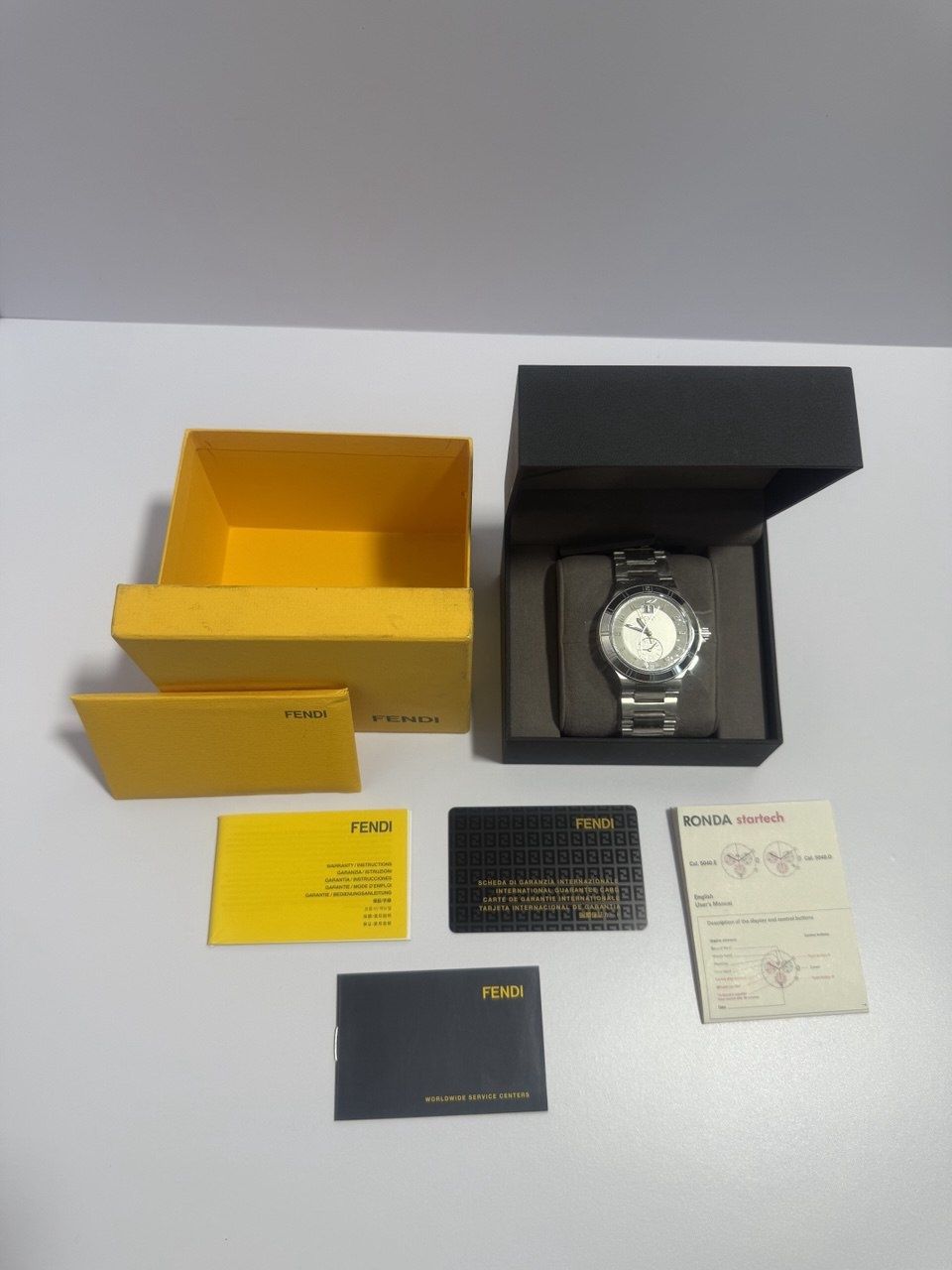 Швейцарские часы FENDI Orologi из нержавеющей стали