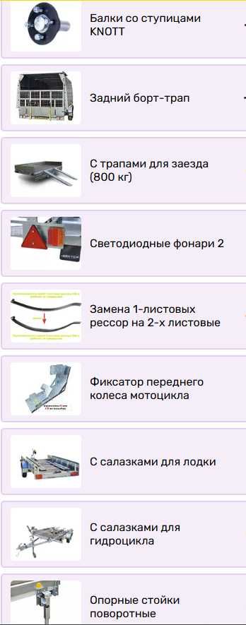 Прицеп ВЕКТОР 81013G 2.8х1,5, борт 380 мм, рассрочка  Каспий, РБК