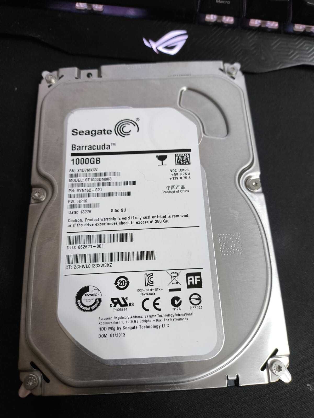Жёсткий диск 1TB в отличном состоянии