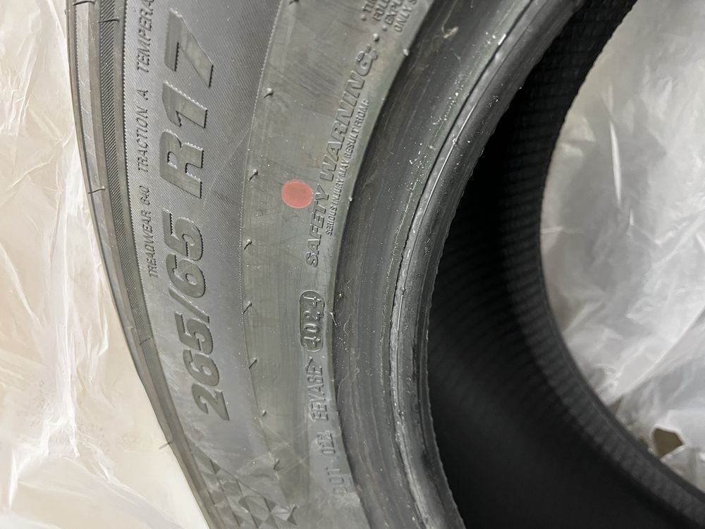 Шины Kumho 265/65 R17 без пробега
