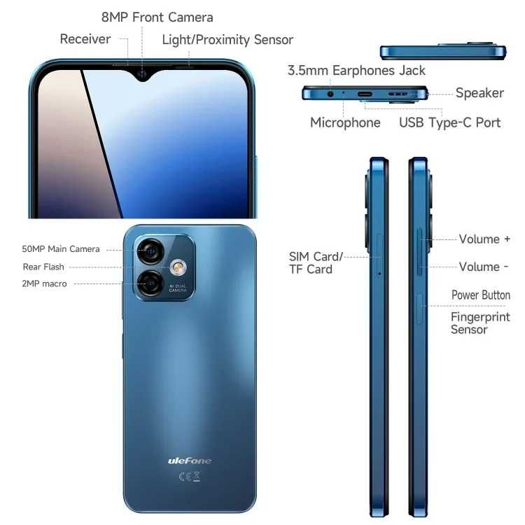 ULEFONE note 16 PRO/ОЗУ 12GB /