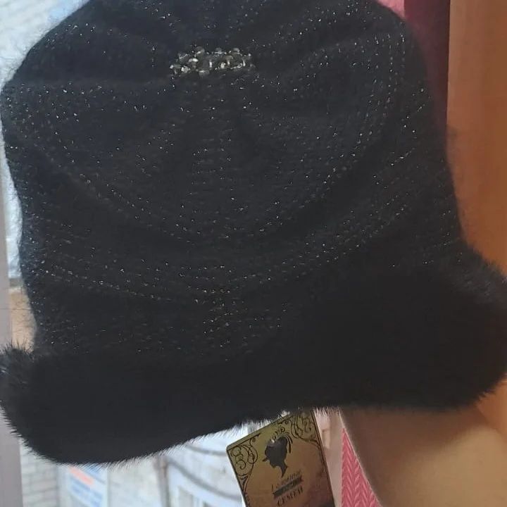 Шапка новая,норковая