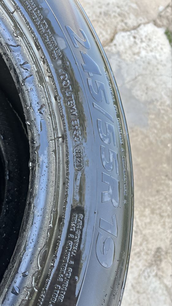 Продам летние шины на 245/55-19
