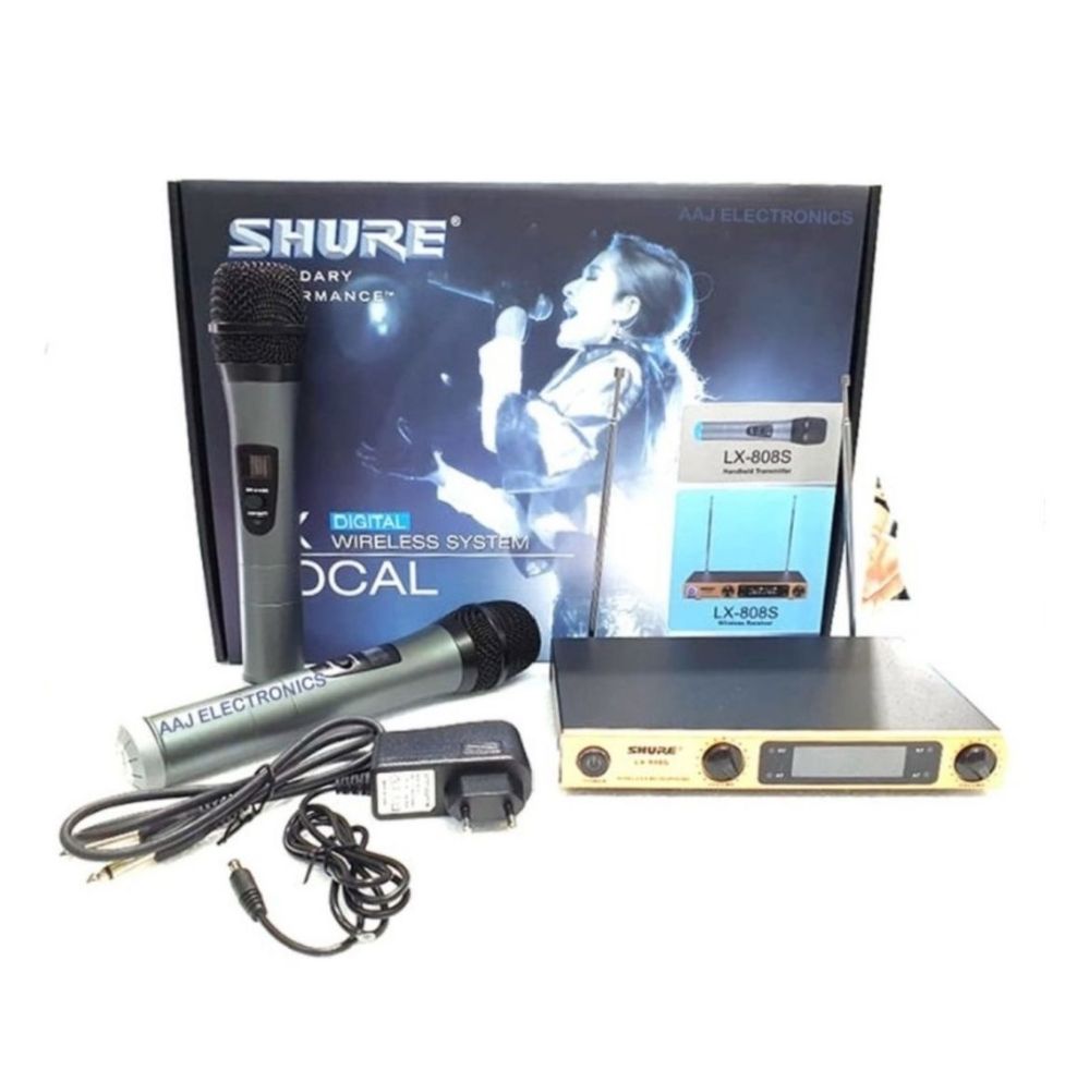 Продам аудиосистему с микрофонами Shure LX -8080S