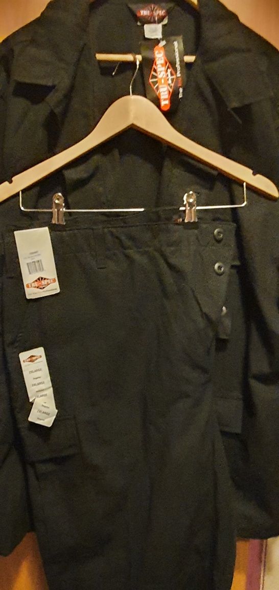 Tru-Spec куртка и брюки, черные, 2XL, новые.