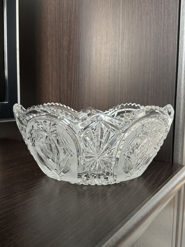 Салатник Чешский хрусталь