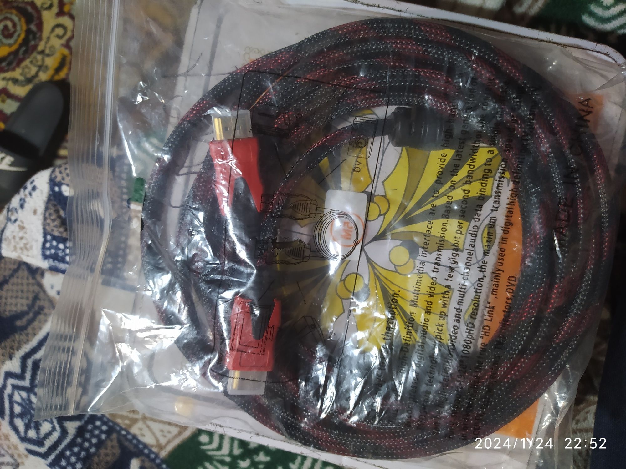 HDMI - кабель . + Второй HD-tv 3в1 HDMI mini.