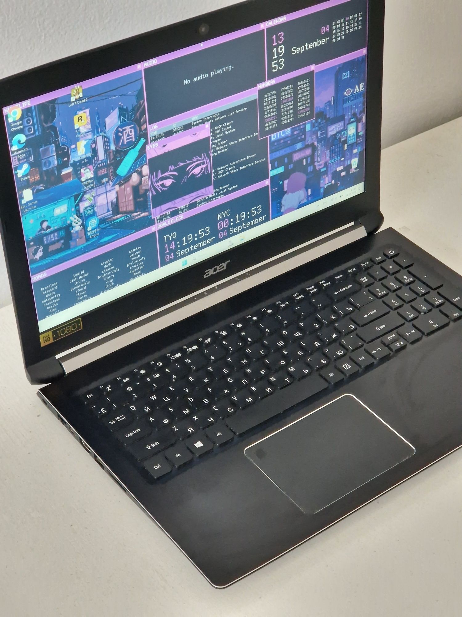 Продам ноутбук Acer Aspire 7/Core i5-8th/GTX 1050ti/SSD/Windows 11 Pro
