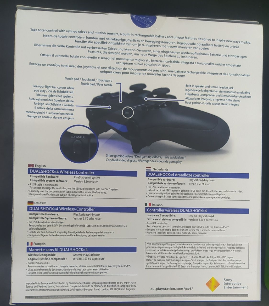 Джойстик для PS4 PlayStation 4 джойстик