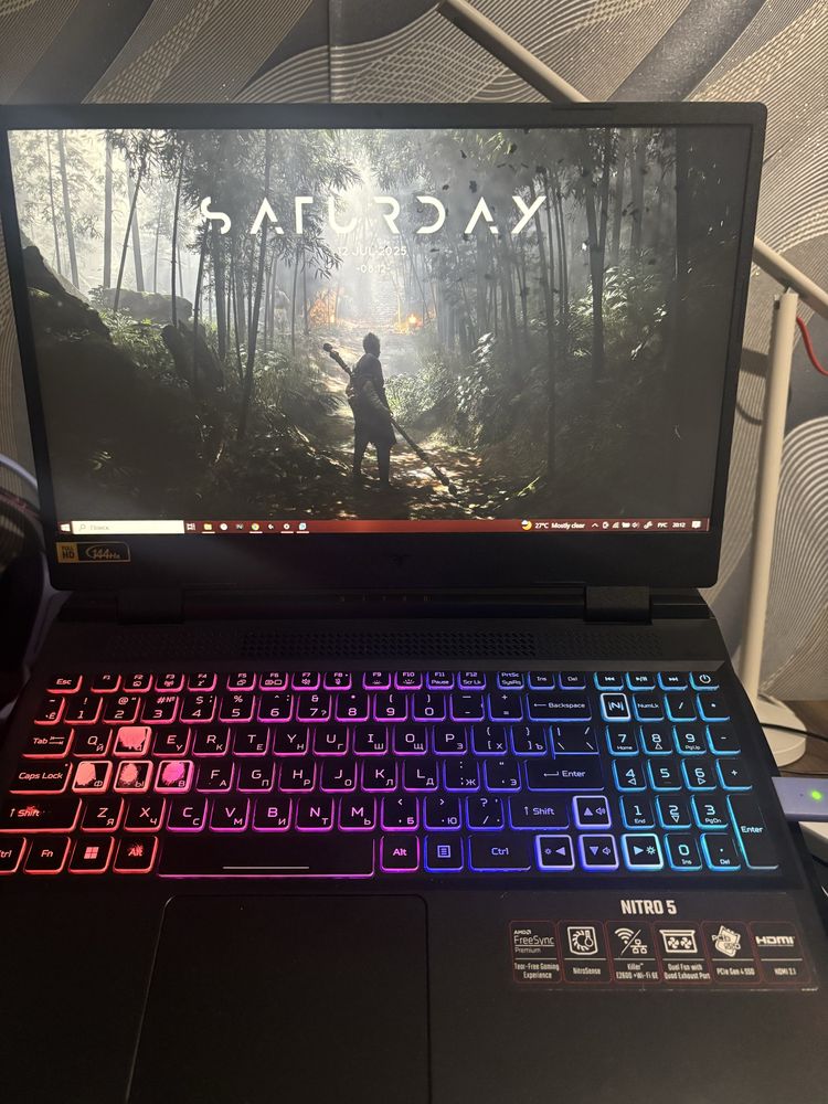 Acer Nitro 512 gb 2023г 3060 mobile ryzen 7 6800h