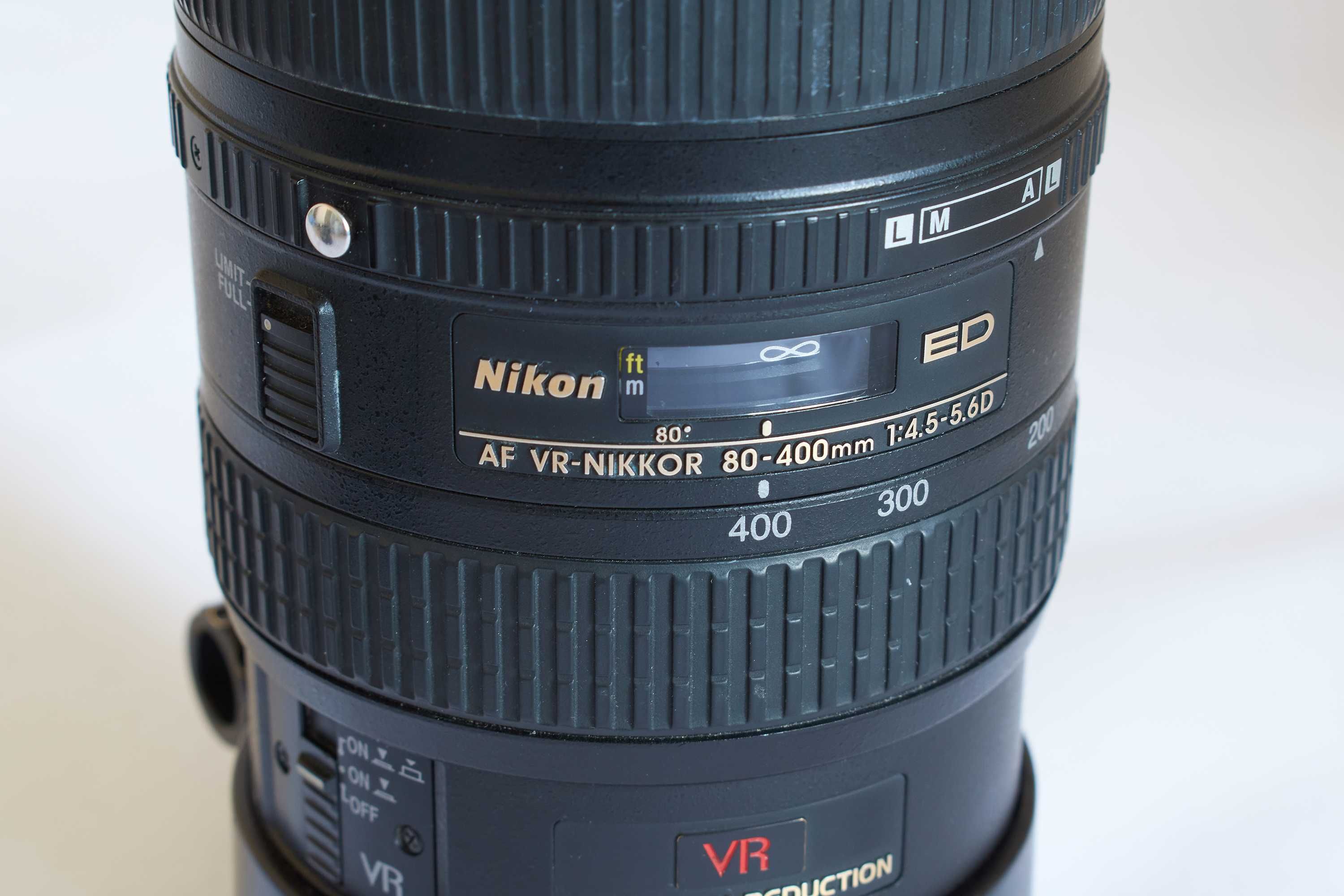 Продам телеобъектив  AF NIKON 80-400mm f/4.5-5.6D ED VR