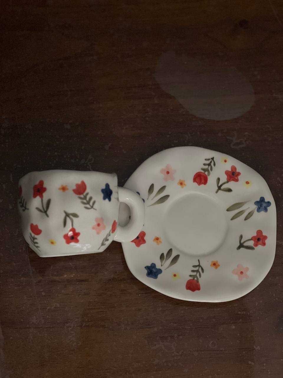 Чашка керамическая в handmade стиле