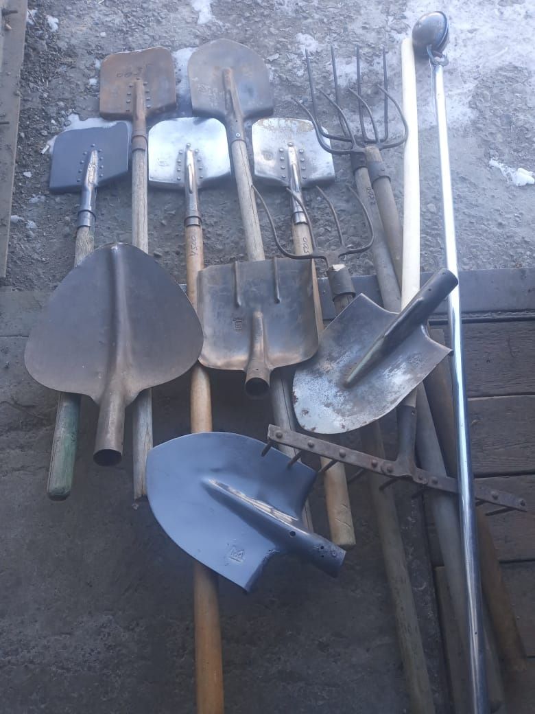 Продам лопаты 4 вида грабли вилы съёмка для яблок