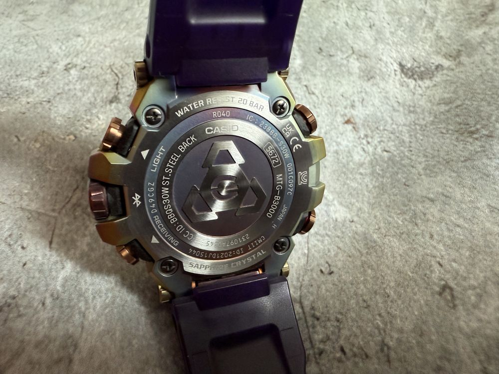 Casio G Shock MTG B-3000 PRB Aurora Oval