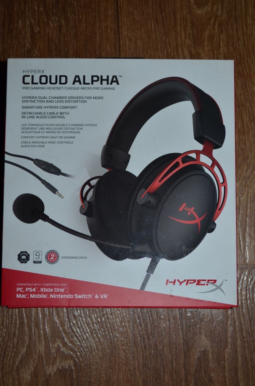 Наушники HyperX cloud alpha
