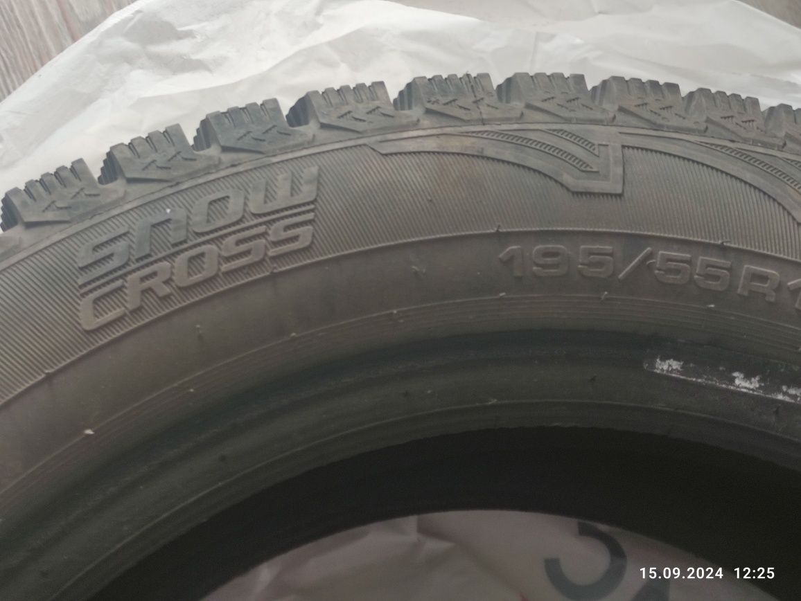 Зимняя резина Cordiant шипованная 195/55R15 Snow Cross