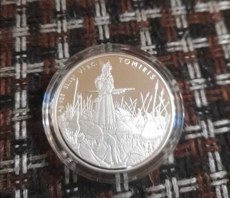 Продам коллекционную монету Томирис, серия «Великие полководцы»