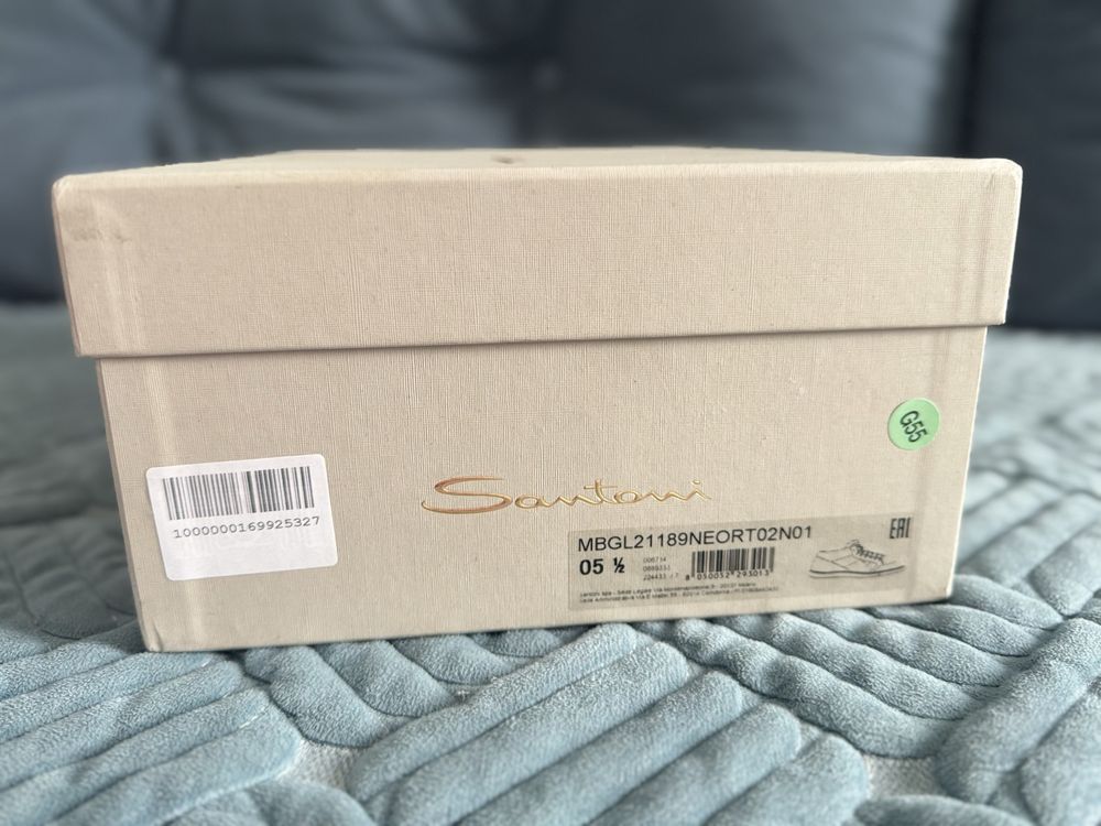 Мужские кеды Santoni ОРИГИНАЛ