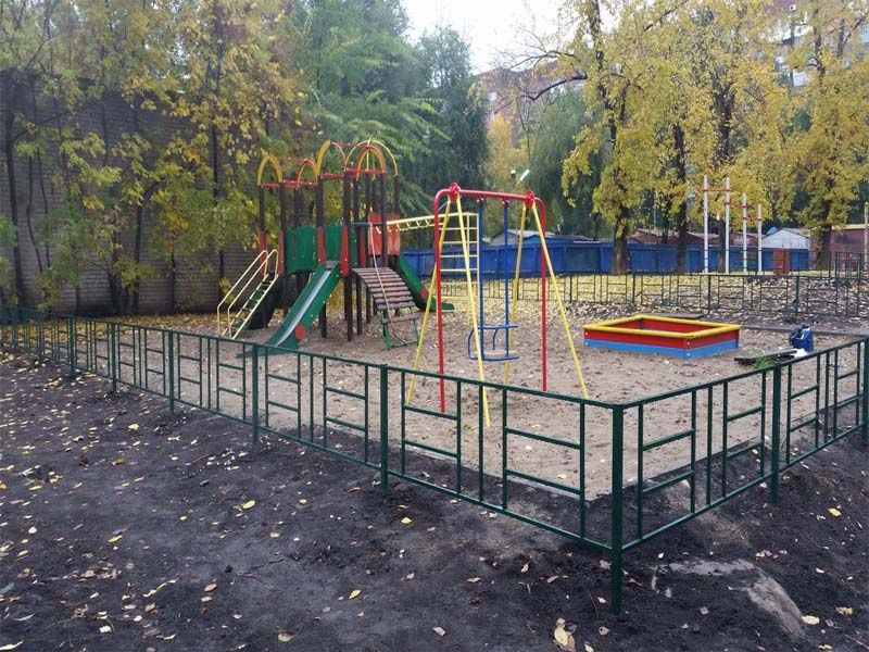 Сборный забор в Детские сады, Предприятия