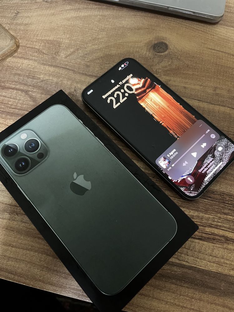 Apple iPhone 13 Pro Max 512 GB (Зеленый), 93% в идеальном состоянии