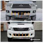 Защита бампера на Toyota sequoia tundra hilux