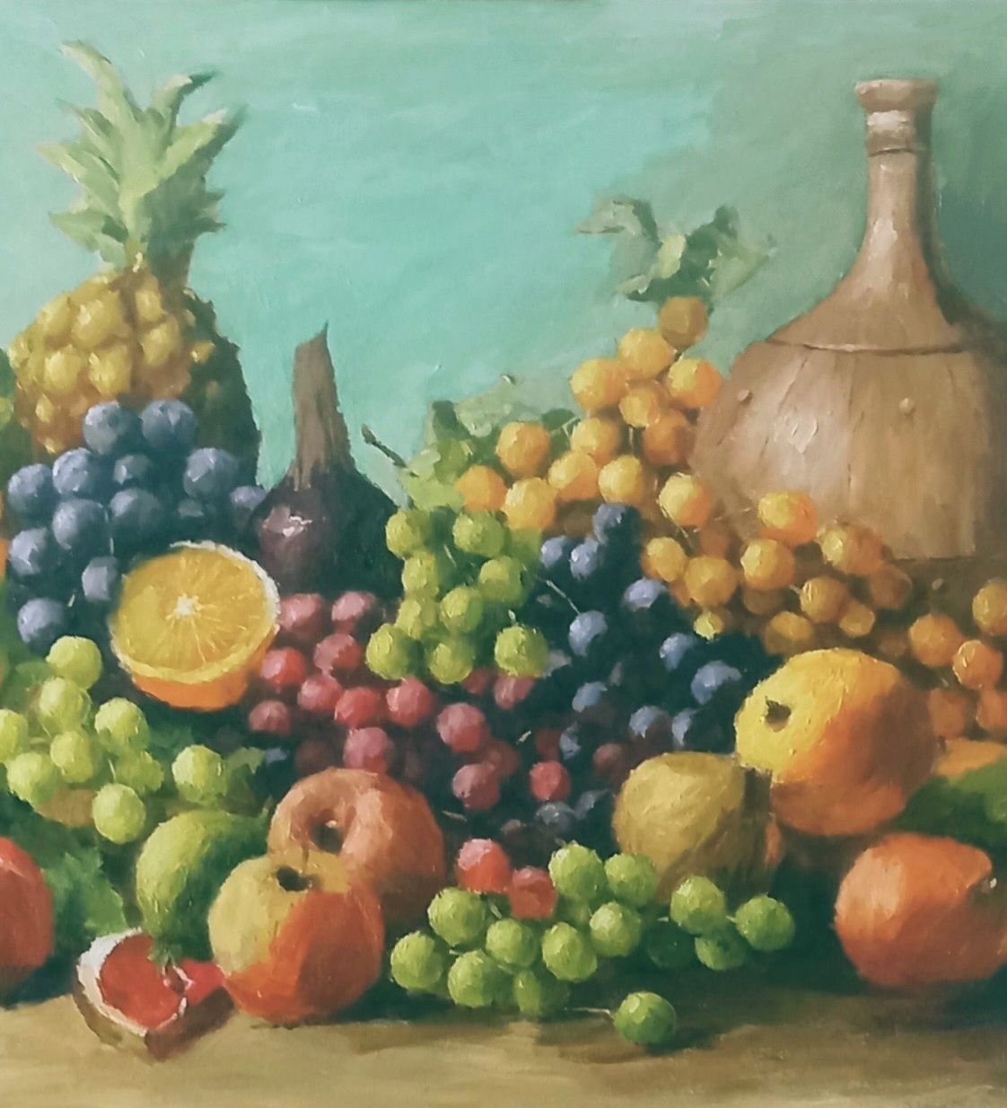Натюрморт в большом формате, размер 80×60 см.