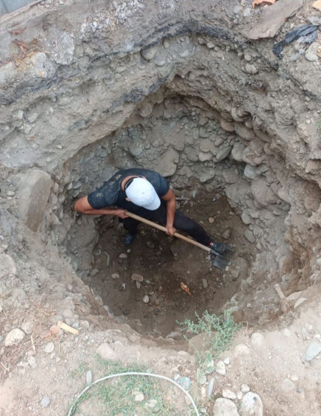 КОПАЕМ СЕПТИК ТУАЛЕТ Траншея водопровод Яма Сантехника ручная копка