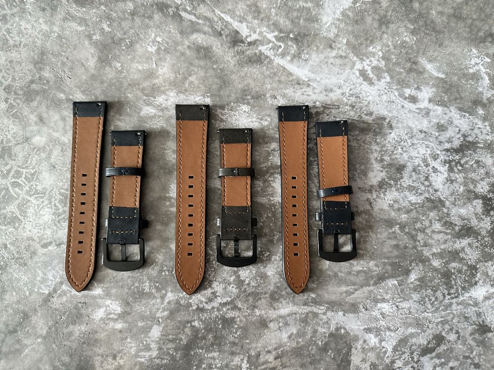 Ремешки каучуковые, кожаные, нейлон, обычные 18-22 мм, Garmin 22-24 мм
