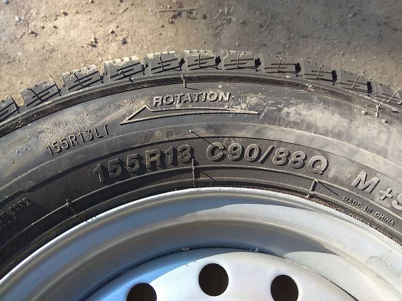 Резина усиленная(С)155/80 R13С - "Imperial Ice-Plus SR1", липучка.