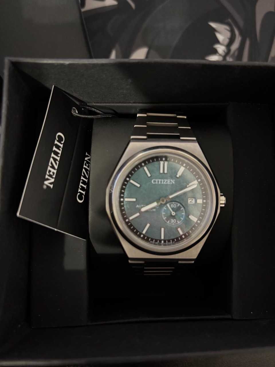 Механические часы Citizen Titanium Small NJ0180-80X 41mm.