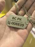 Армейский жетоны с гравировкой