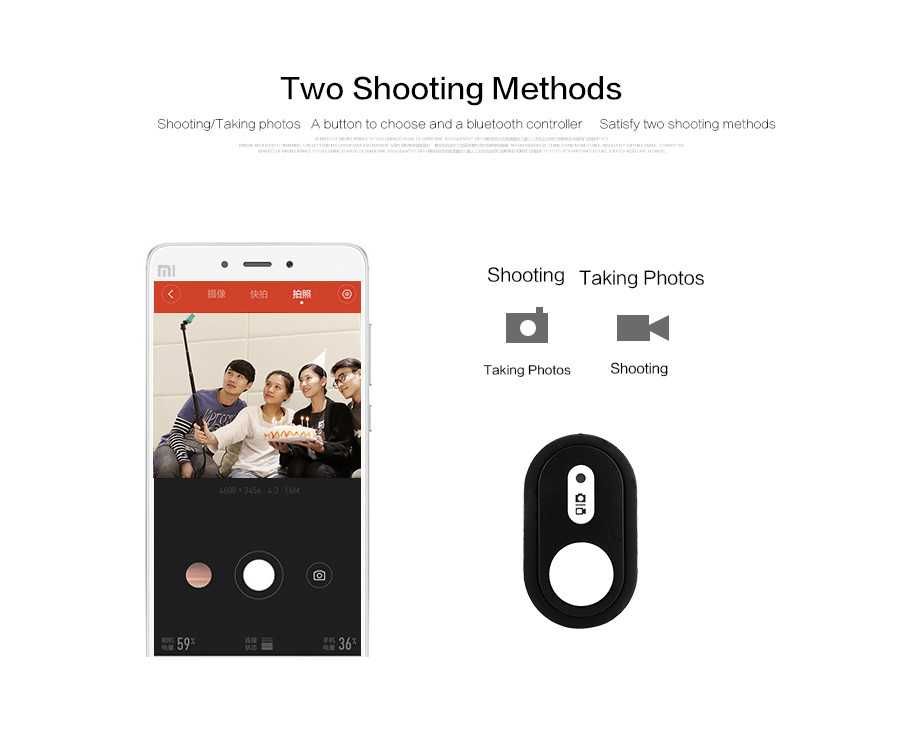 Монопод для экшн - камеры xiaomi yi бокс аккумулятор зарядка пульт