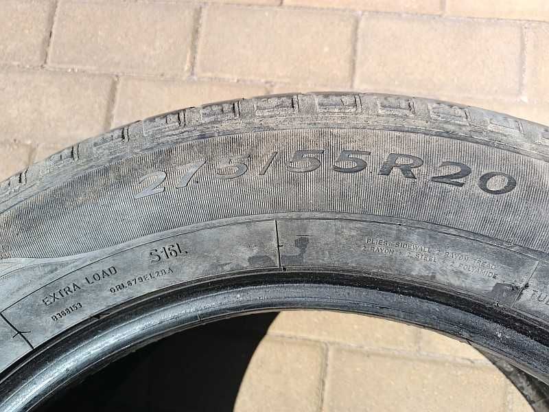 ОДНА шина 275/55 R20 - "GoodYear EfficientGrip" (Германия), летняя.