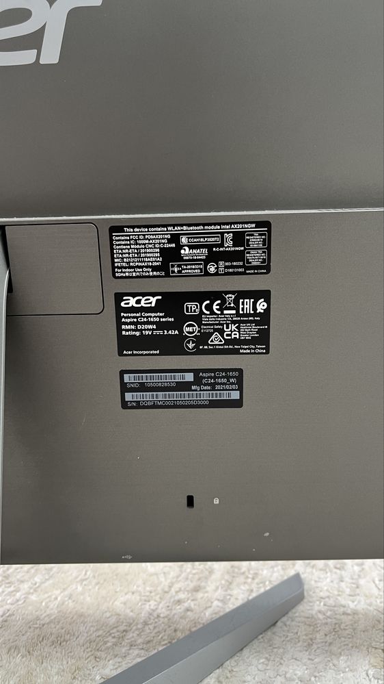 Acer AspireC  моноблок