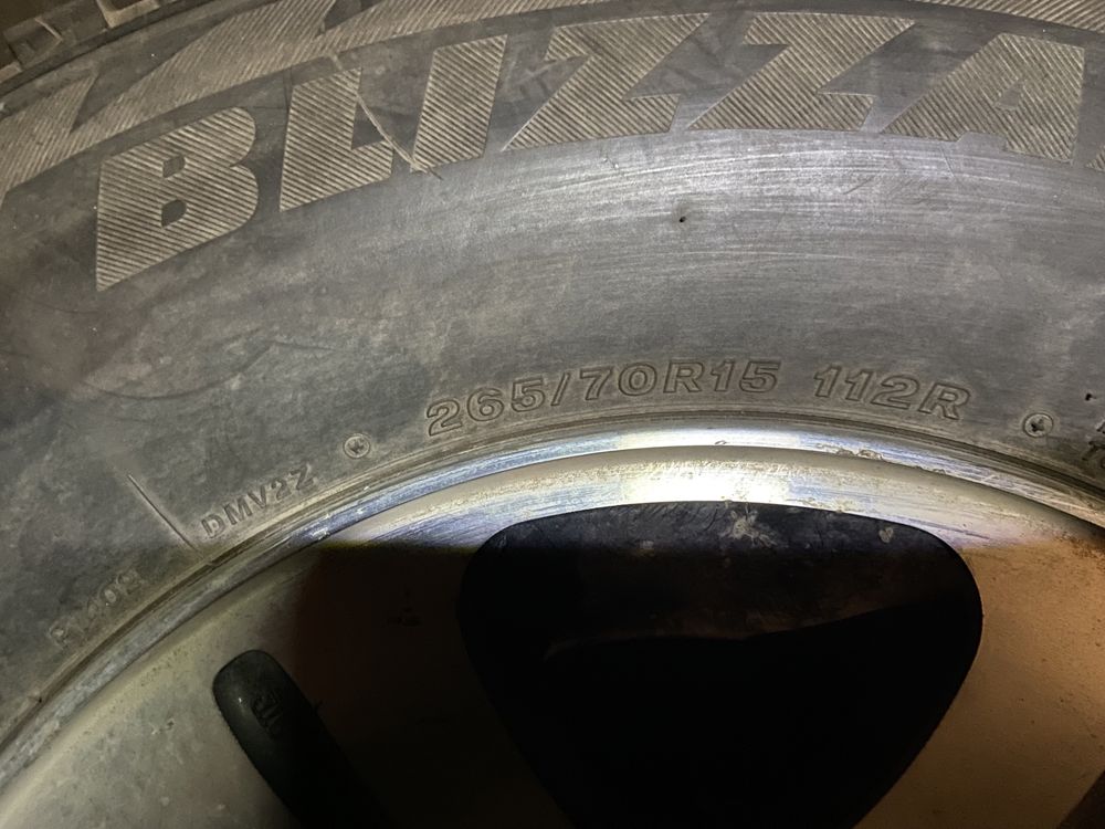 Колеса , резина с дисками r15 Bridgestone Blizzak DM-V2