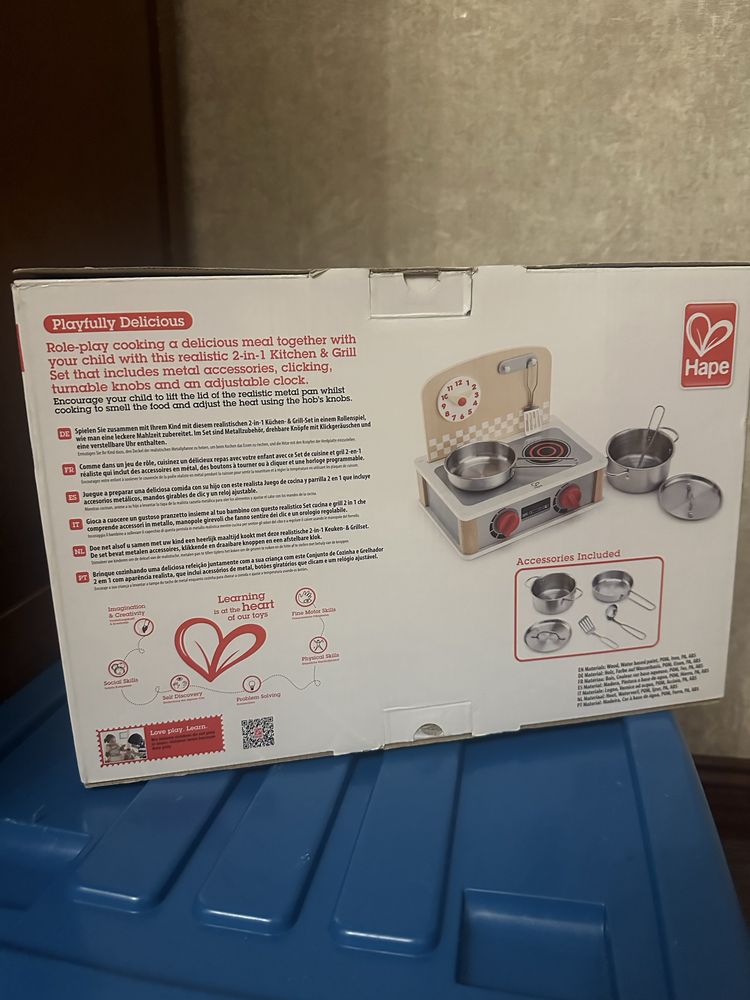 Hape Новая Кухня и Гриль 2 в 1