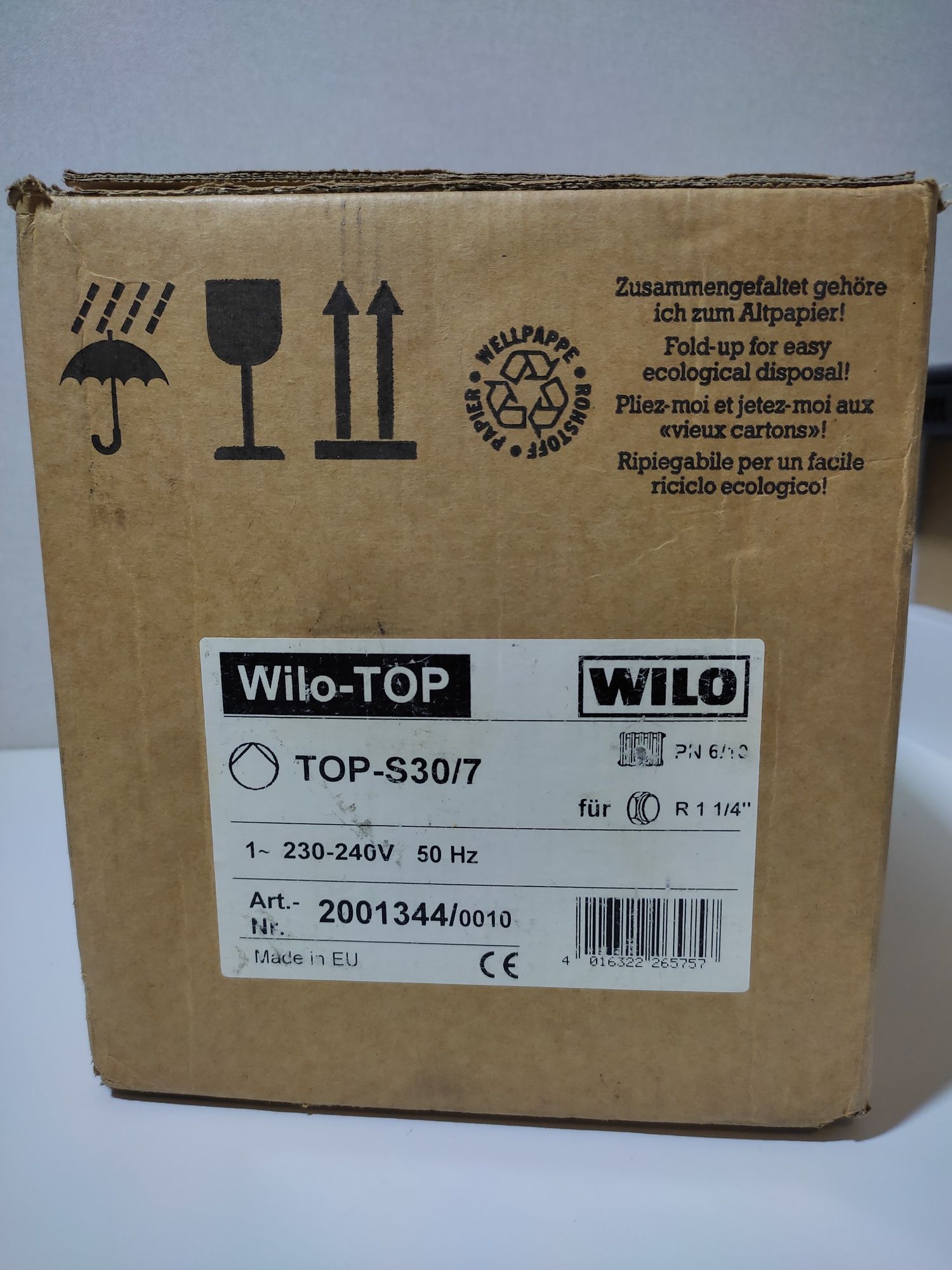 Водяной насос WILO-TOP-S30/7