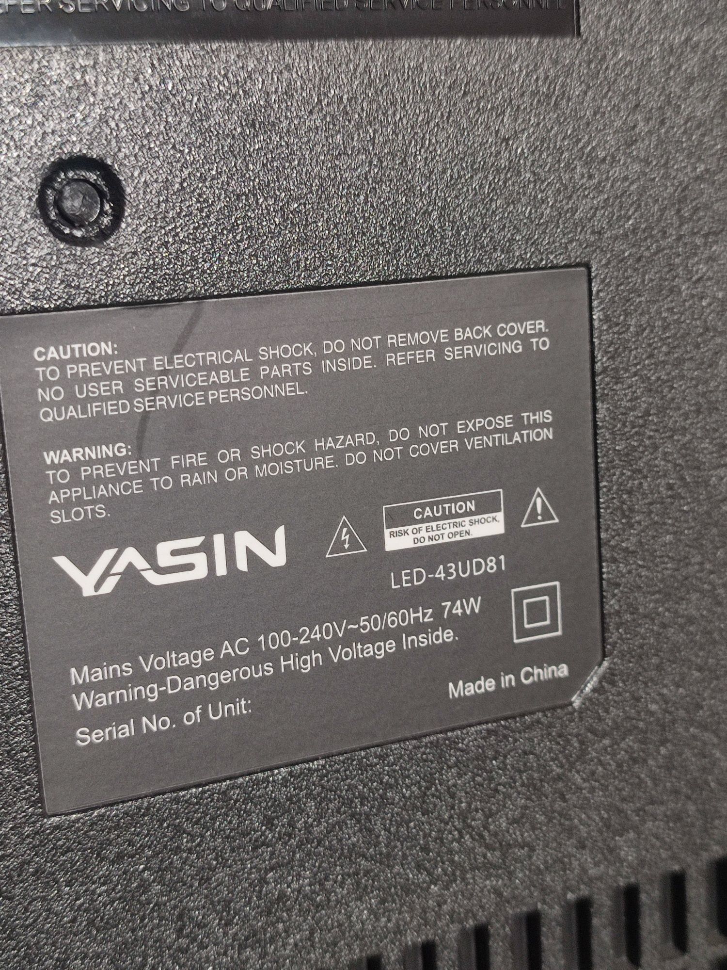 Смарт телевизор Yasin
