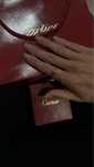 Кольцо из золота 750 пробы под Cartier с бриллиантами