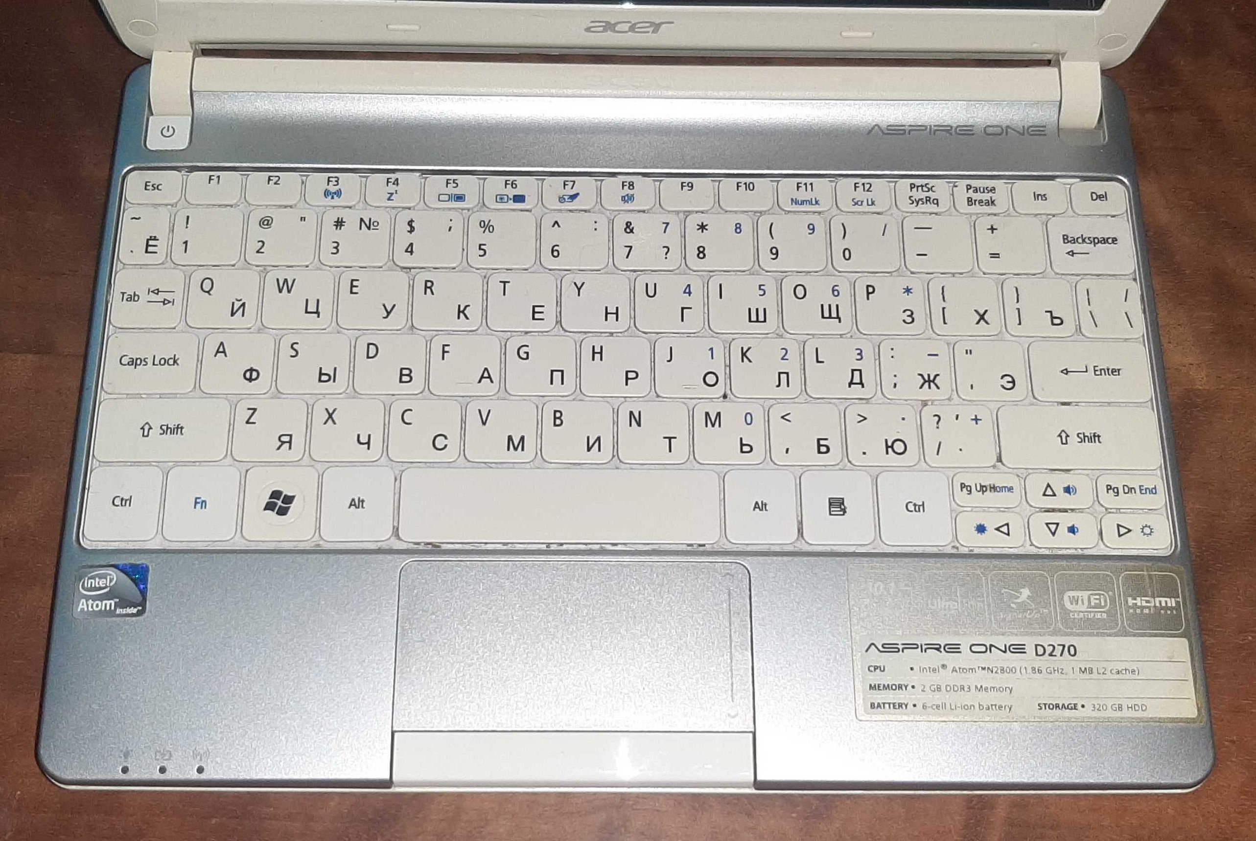 Нетбук Acer One D270 с коробкой